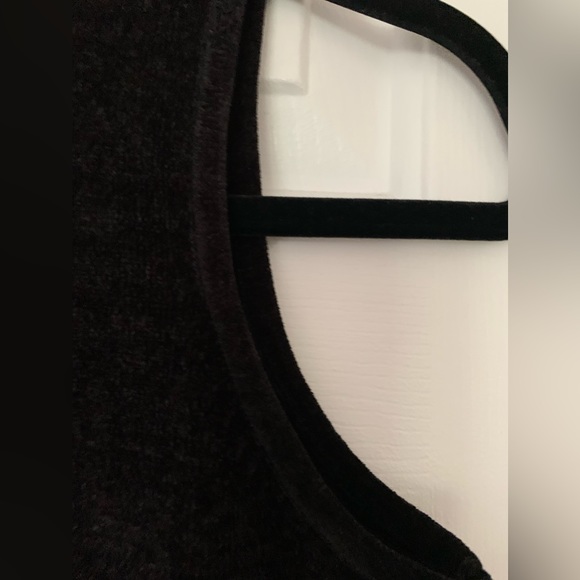 Wynne Lounge Heather Mink chenille tank top soft and cozy with side splits, NIB - Picture 4 of 13